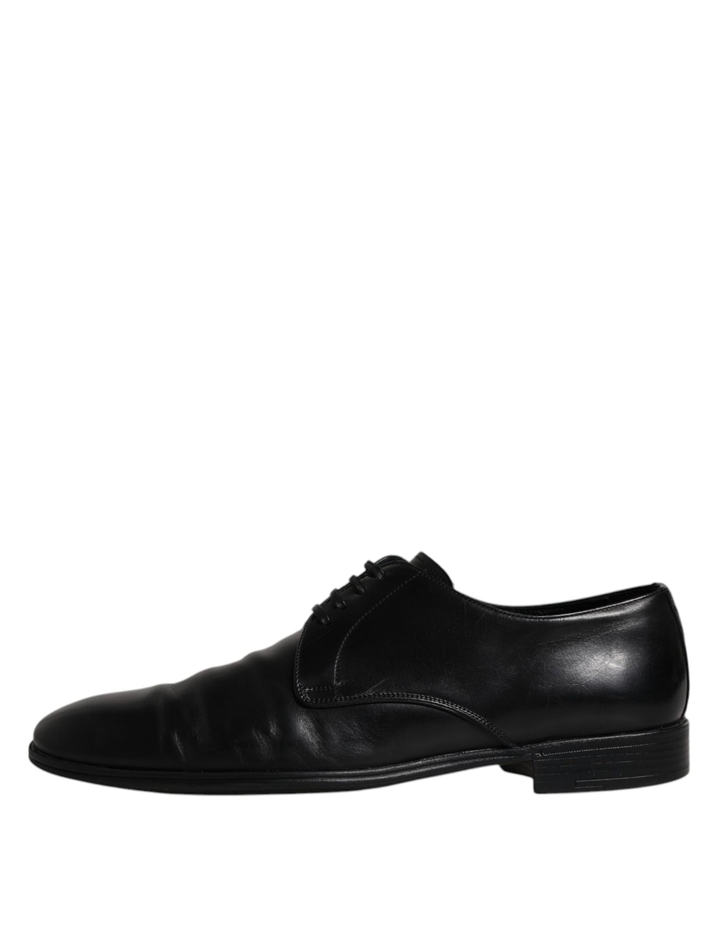 Dolce &amp; Gabbana – Derby-Schuhe aus schwarzem Leder für Herren