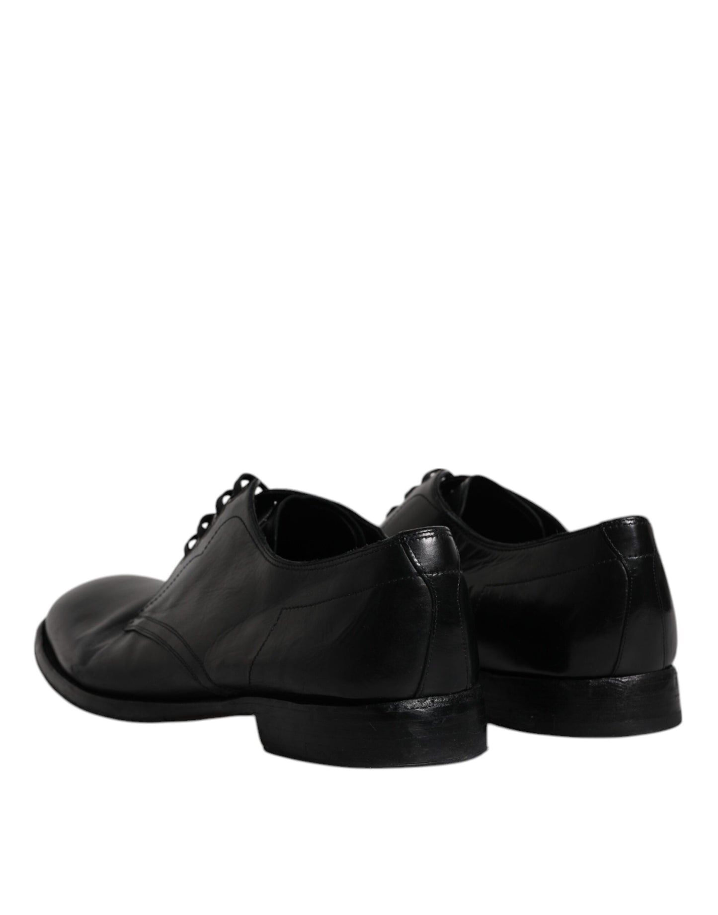 Dolce &amp; Gabbana – Formelle Derby-Schuhe aus schwarzem Leder für Herren