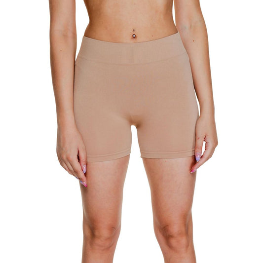 Vero Moda – Beige Shorts aus Polyamid