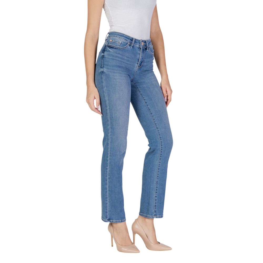 Vero Moda Light Blue Cotton Jeans & Pant