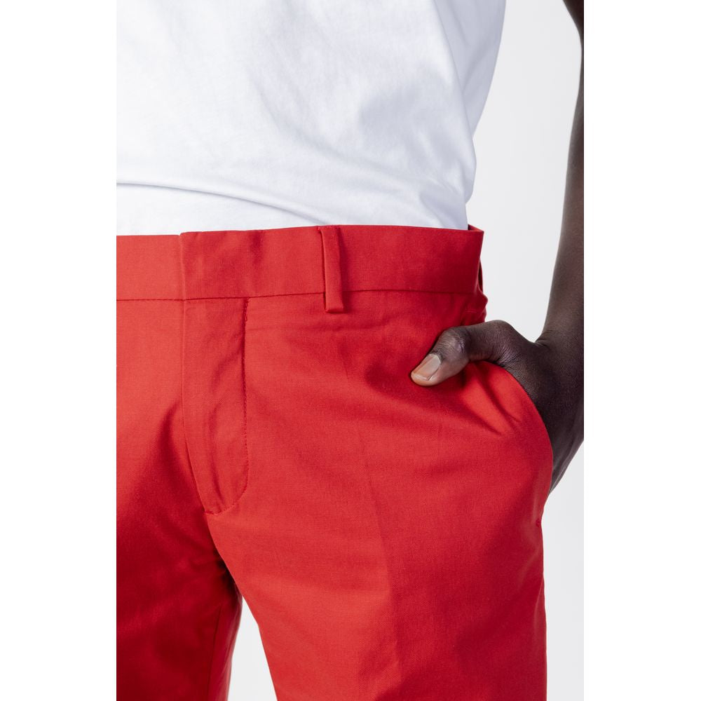 Antony Morato Red Cotton Jeans & Pant