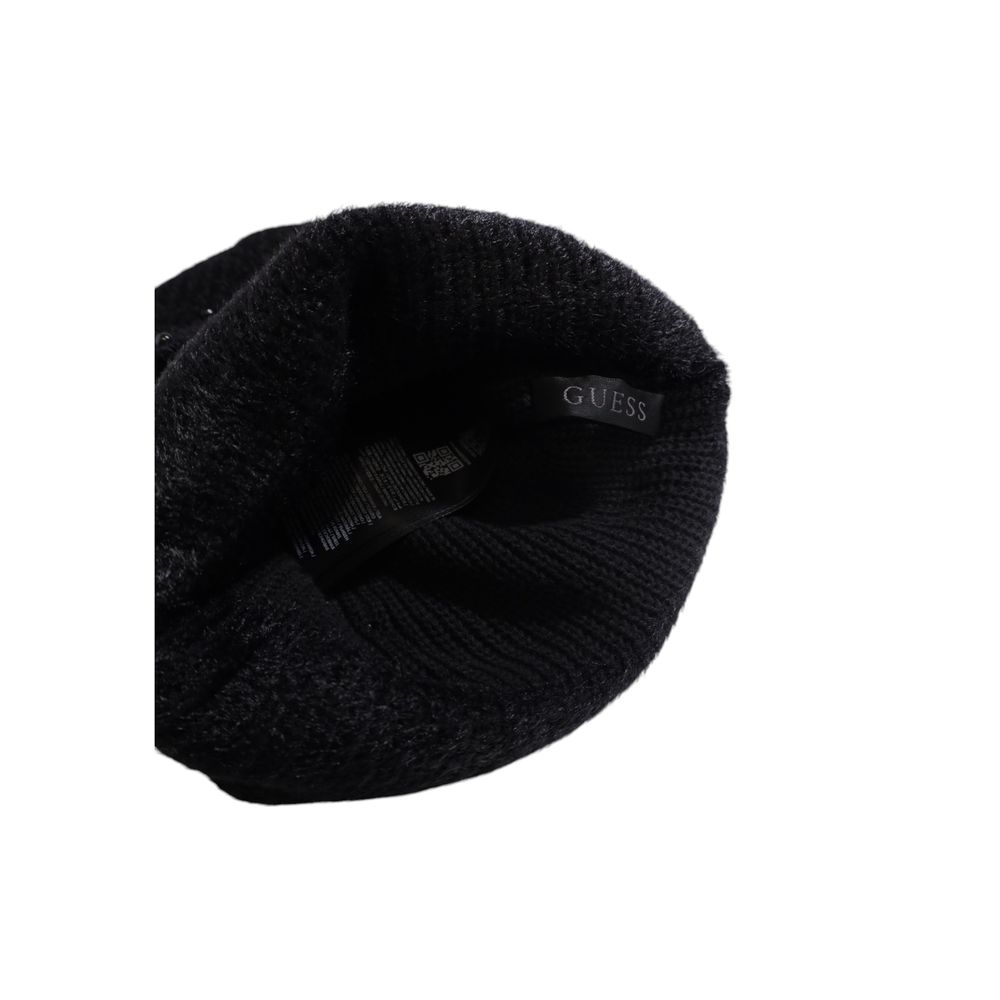 Guess Black Cotton Hat