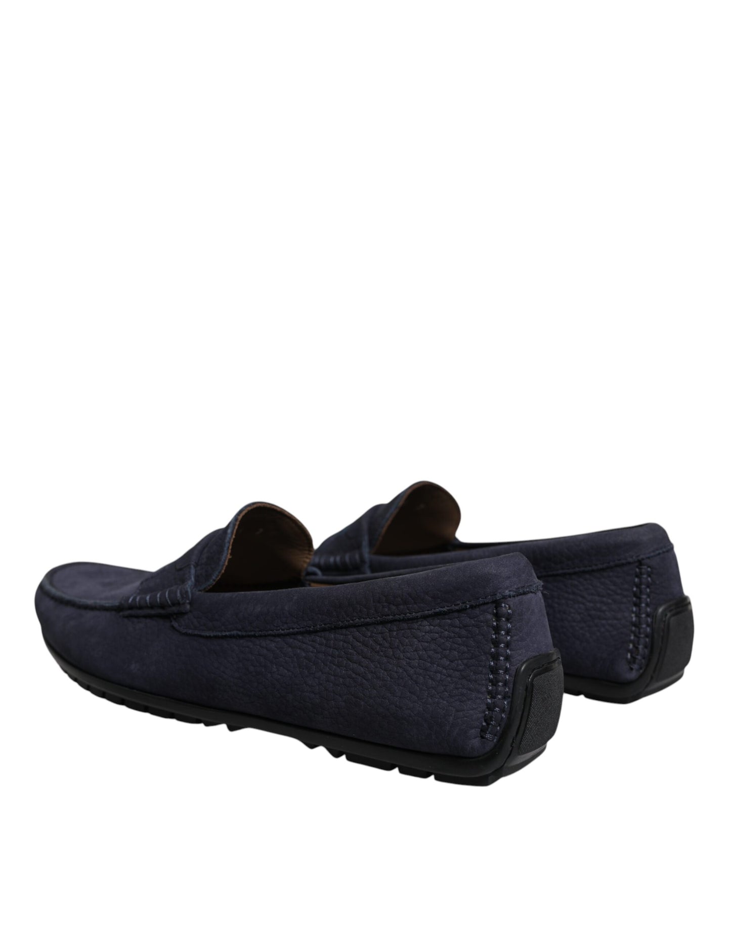 Dolce &amp; Gabbana - Slipper aus blauem Kalbsleder für Herren