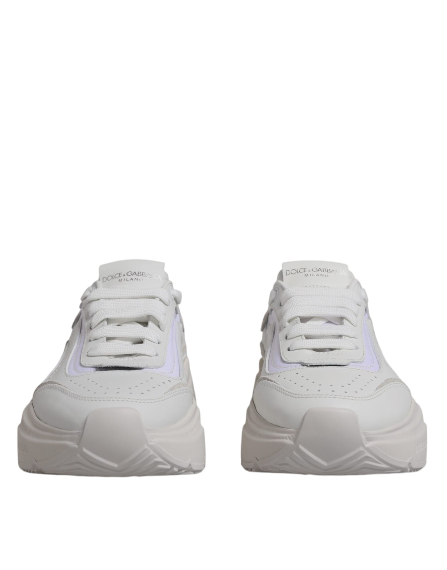 Dolce &amp; Gabbana – Weiße Daymaster Low Top Sneakers