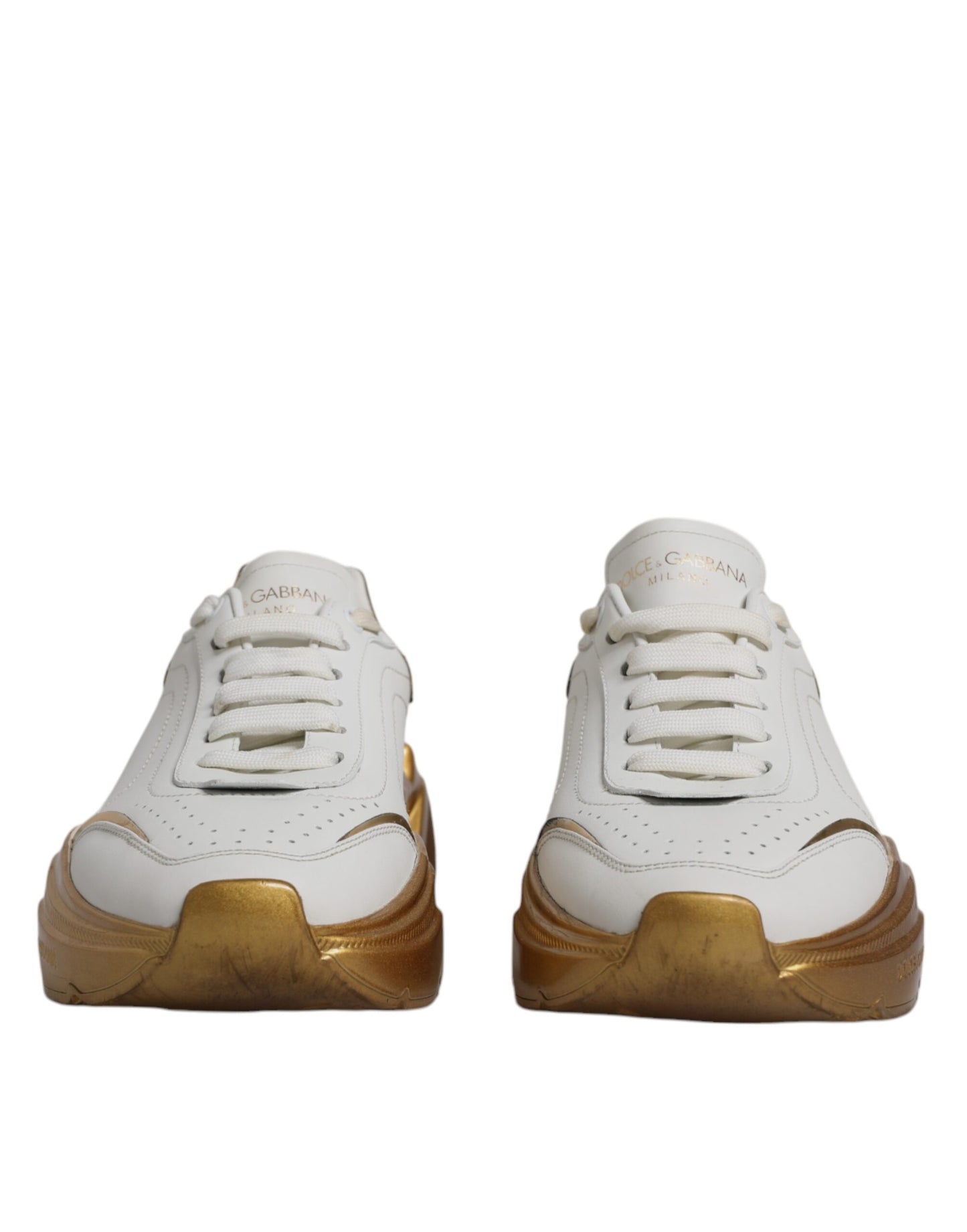 Dolce &amp; Gabbana Daymaster Low Top Sneakers in Weißgold