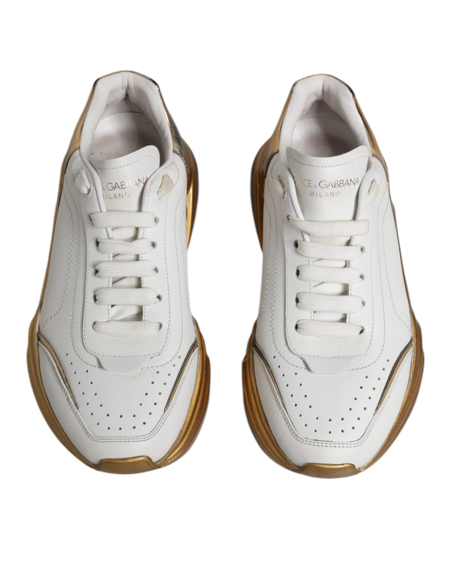 Dolce &amp; Gabbana Daymaster Low Top Sneakers in Weißgold