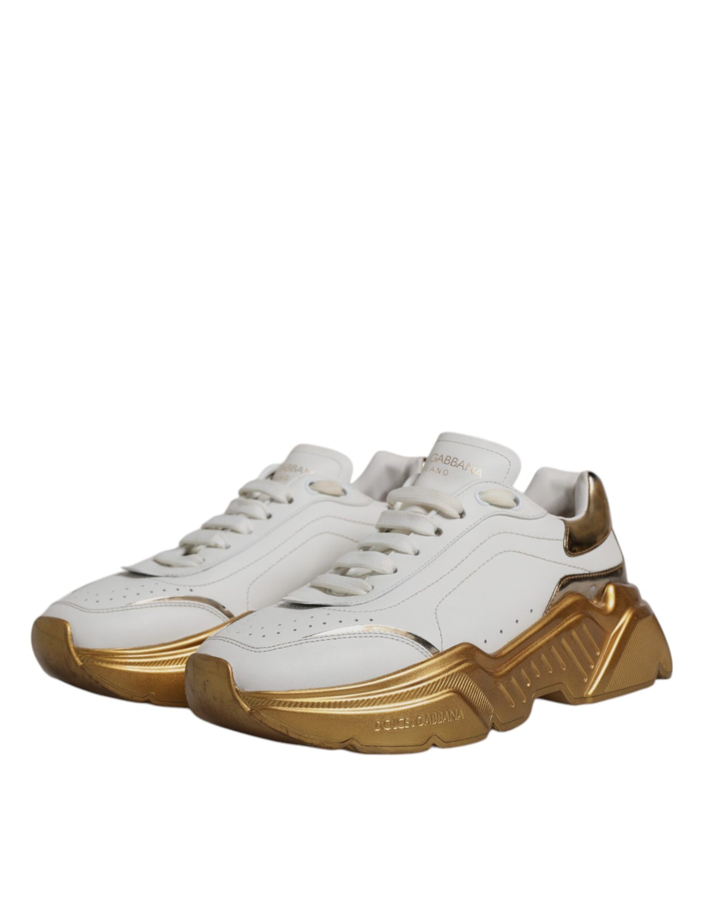 Dolce &amp; Gabbana Daymaster Low Top Sneakers in Weißgold