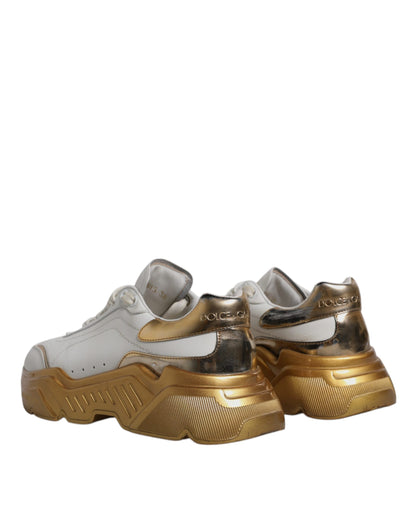 Dolce &amp; Gabbana Daymaster Low Top Sneakers in Weißgold