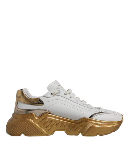 Dolce &amp; Gabbana Daymaster Low Top Sneakers in Weißgold