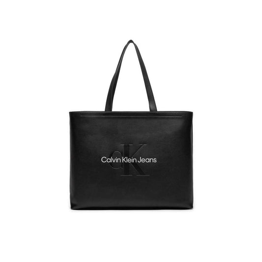 Calvin Klein Jeans – Schwarze Handtasche aus Polyethylen