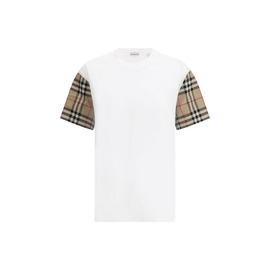 Burberry T-Shirt mit kariertem Archiv-Ärmel