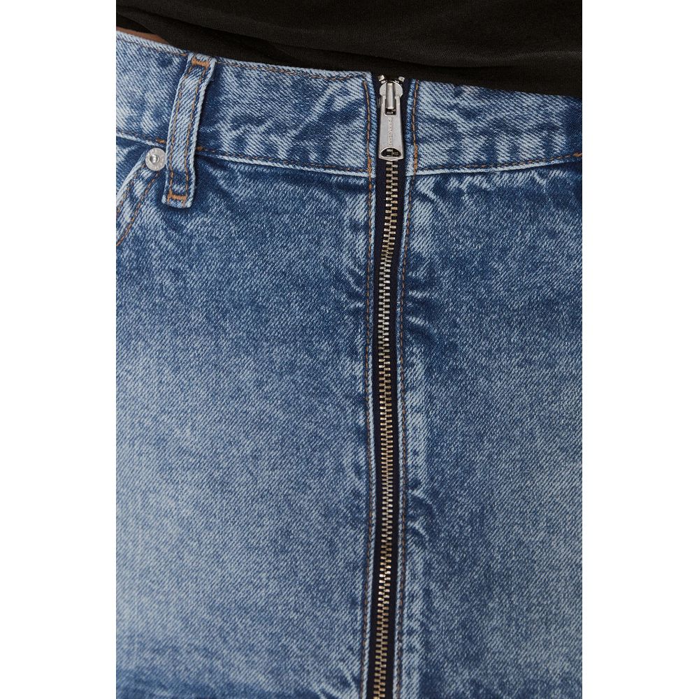 Tommy Hilfiger Jeans – Rock aus recycelter Baumwolle, Blau