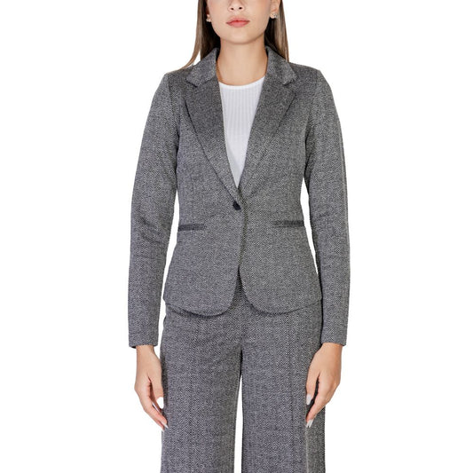 ICHI Schwarze Anzüge und Blazer aus Polyester