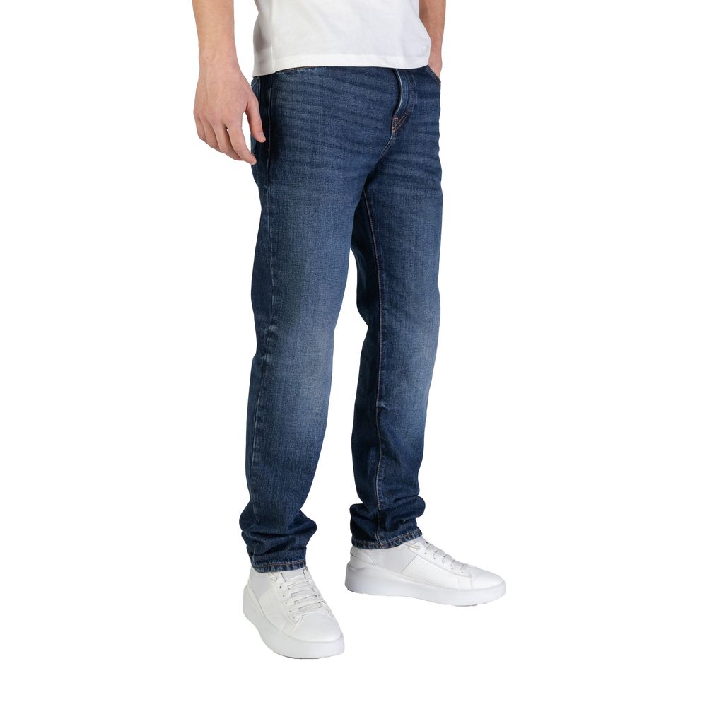 Hugo Boss Blue Cotton Jeans & Pant