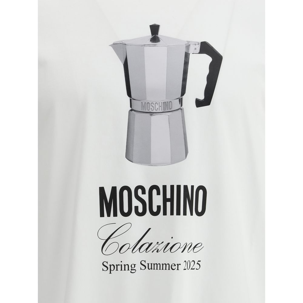 Moschino T-Shirt mit Kaffeemaschine