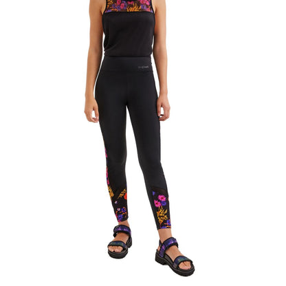 Desigual Black Elastane Jeans & Pant