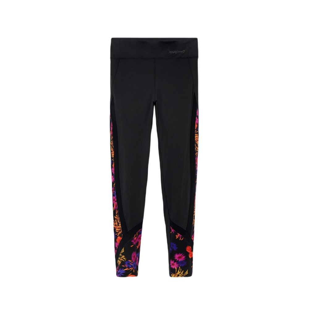 Desigual Black Elastane Jeans & Pant