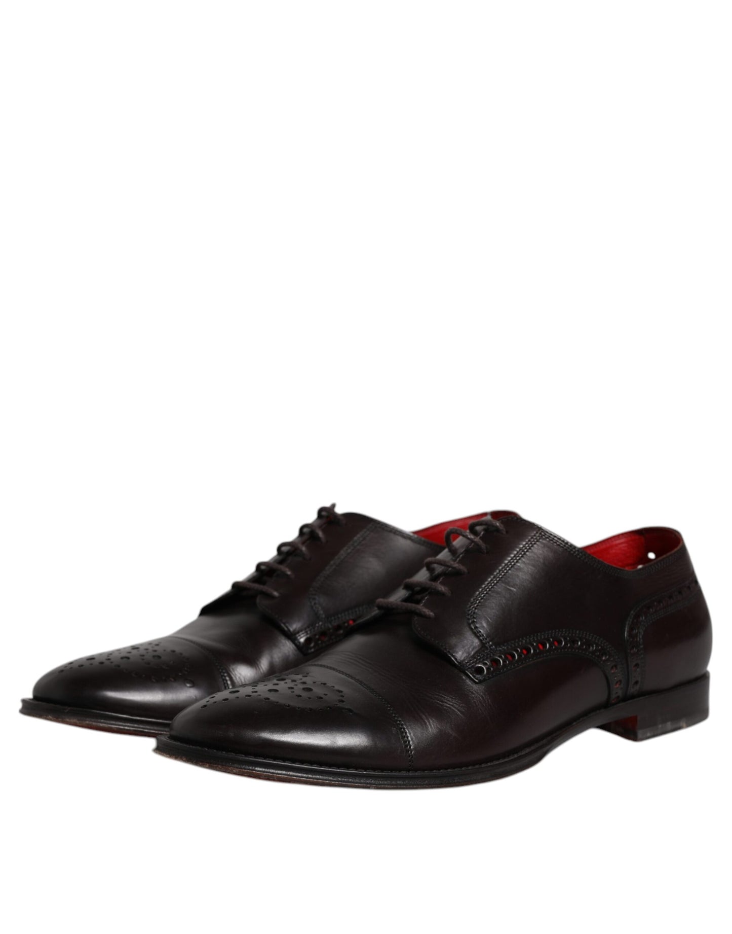 Dolce &amp; Gabbana – Derby-Schuhe für Herren aus schwarzem Kalbsleder