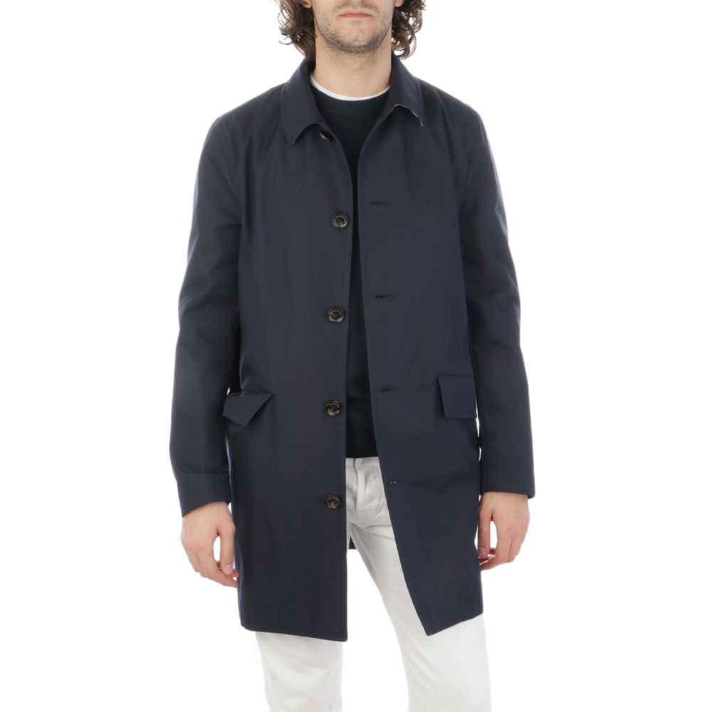 Aquascutum Blaue Baumwolljacke