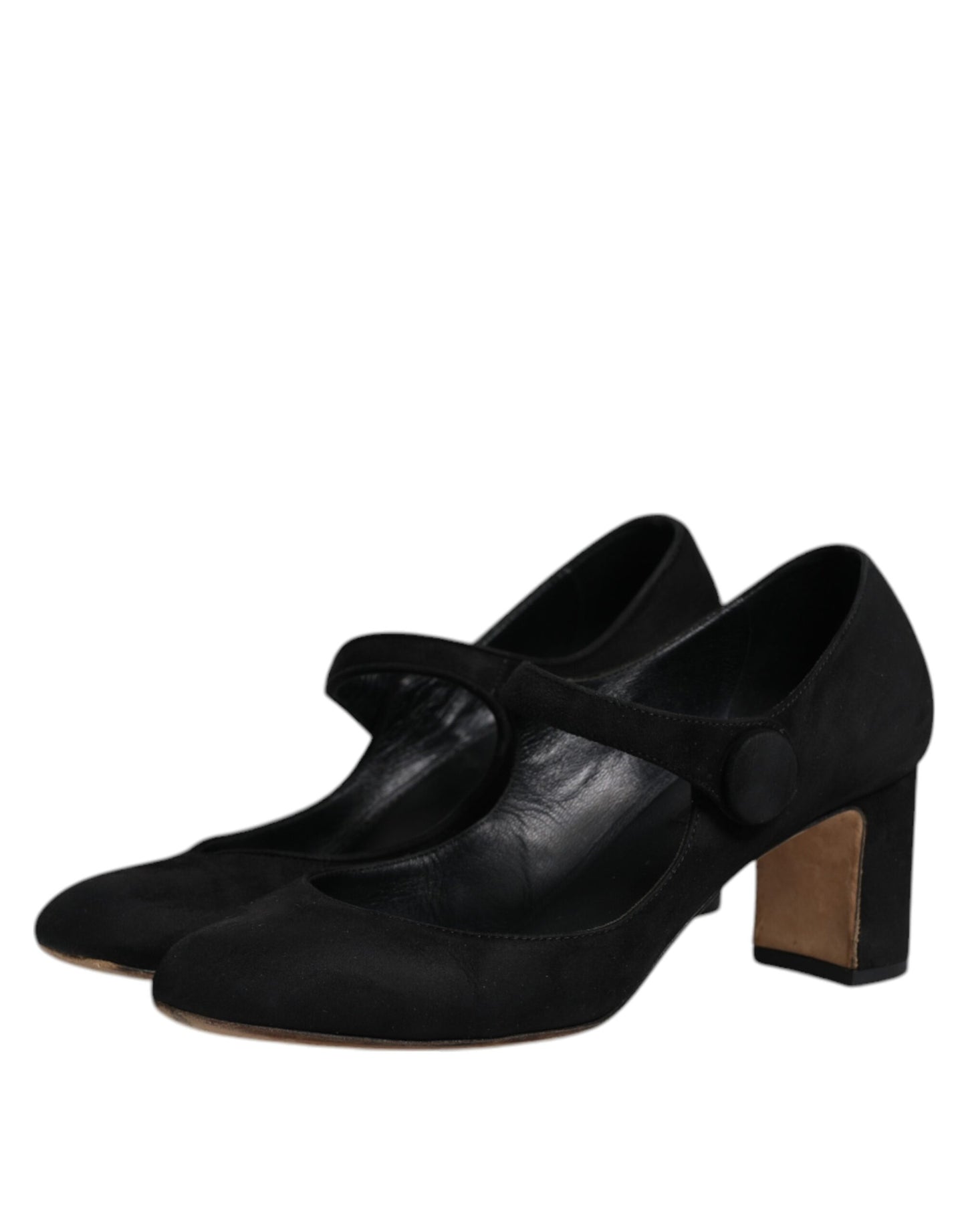 Dolce &amp; Gabbana KEIRA Pumps aus schwarzem Wildleder