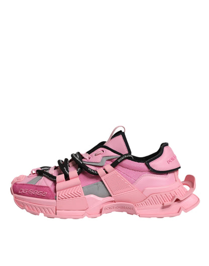 Dolce & Gabbana Pink Low Top Space Women Sneakers Shoes