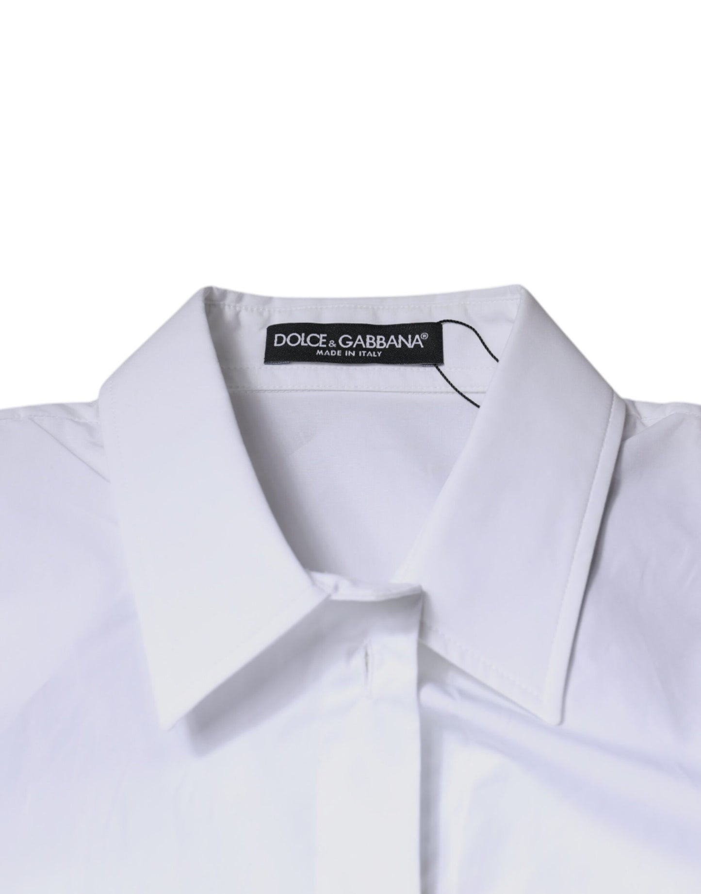 Dolce & Gabbana White Collared Short Sleeve Polo Shirt Top