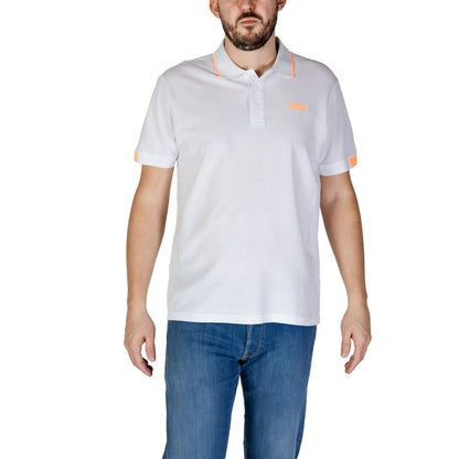 Weißes Poloshirt aus Baumwolle von Refrigiwear