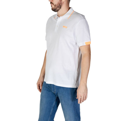 Weißes Poloshirt aus Baumwolle von Refrigiwear