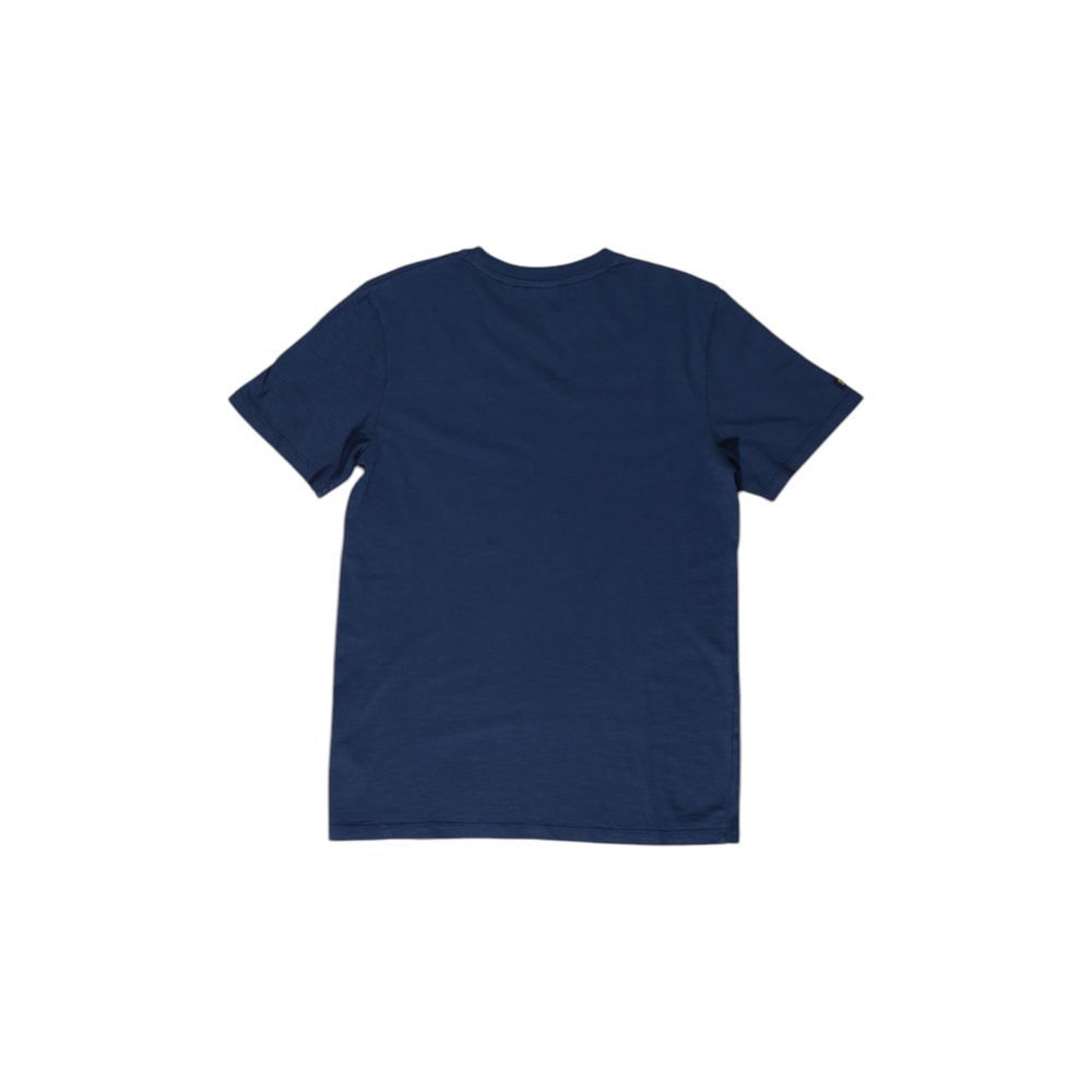 Superdry – T-Shirt aus Baumwolle, Blau