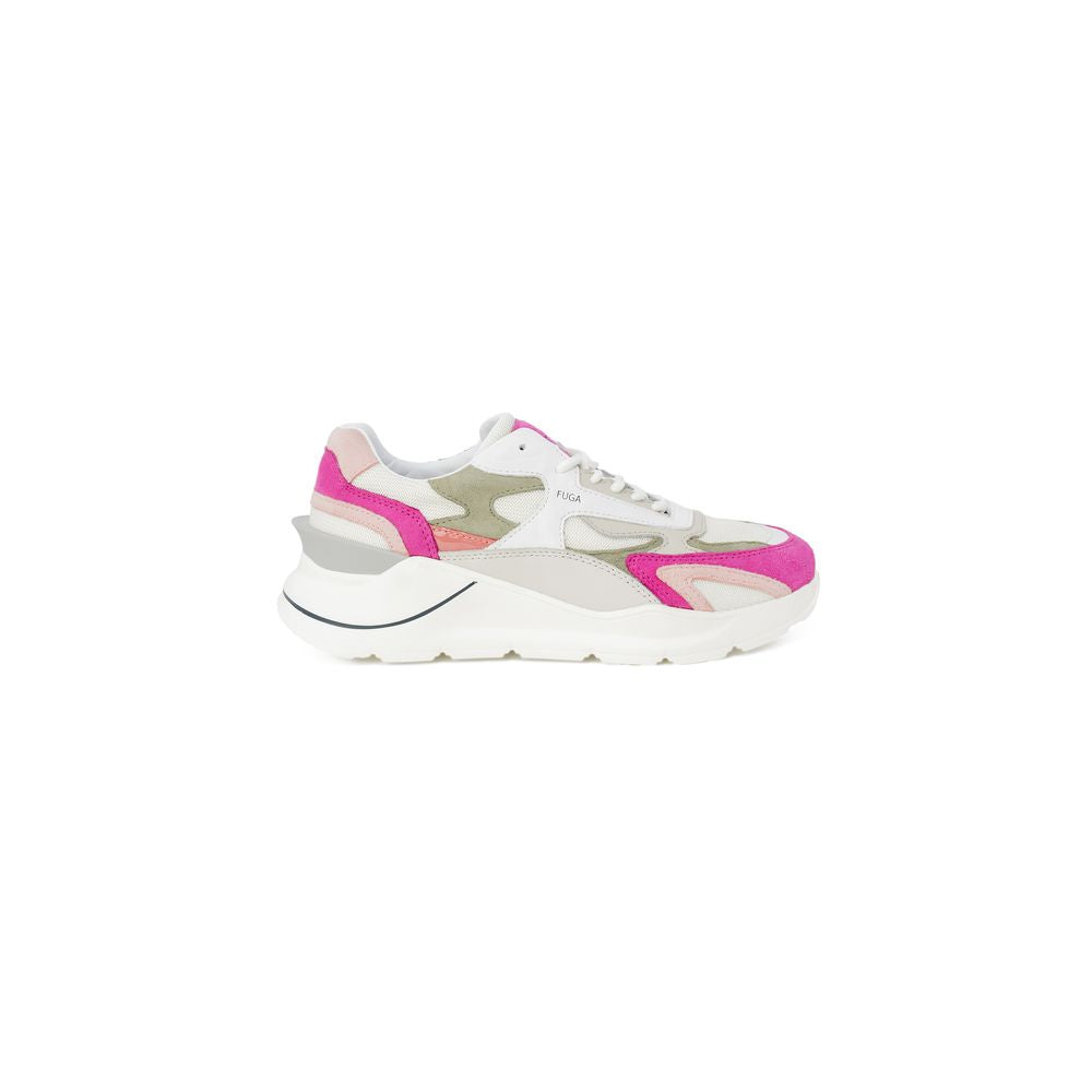 DATE – Sneaker aus rosa Wildleder