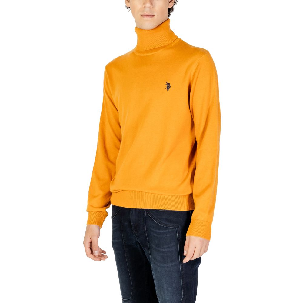 U.S. POLO ASSN. Orange Cotton Sweater