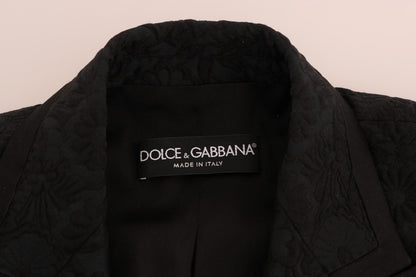 Dolce &amp; Gabbana – Blazerjacke mit verzaubertem Blumenmuster und Kristallen