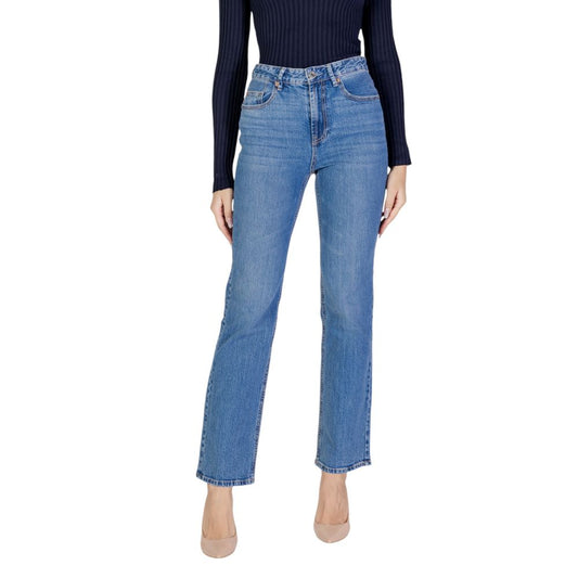 Vero Moda – Jeans und Hose aus Baumwolle in Hellblau