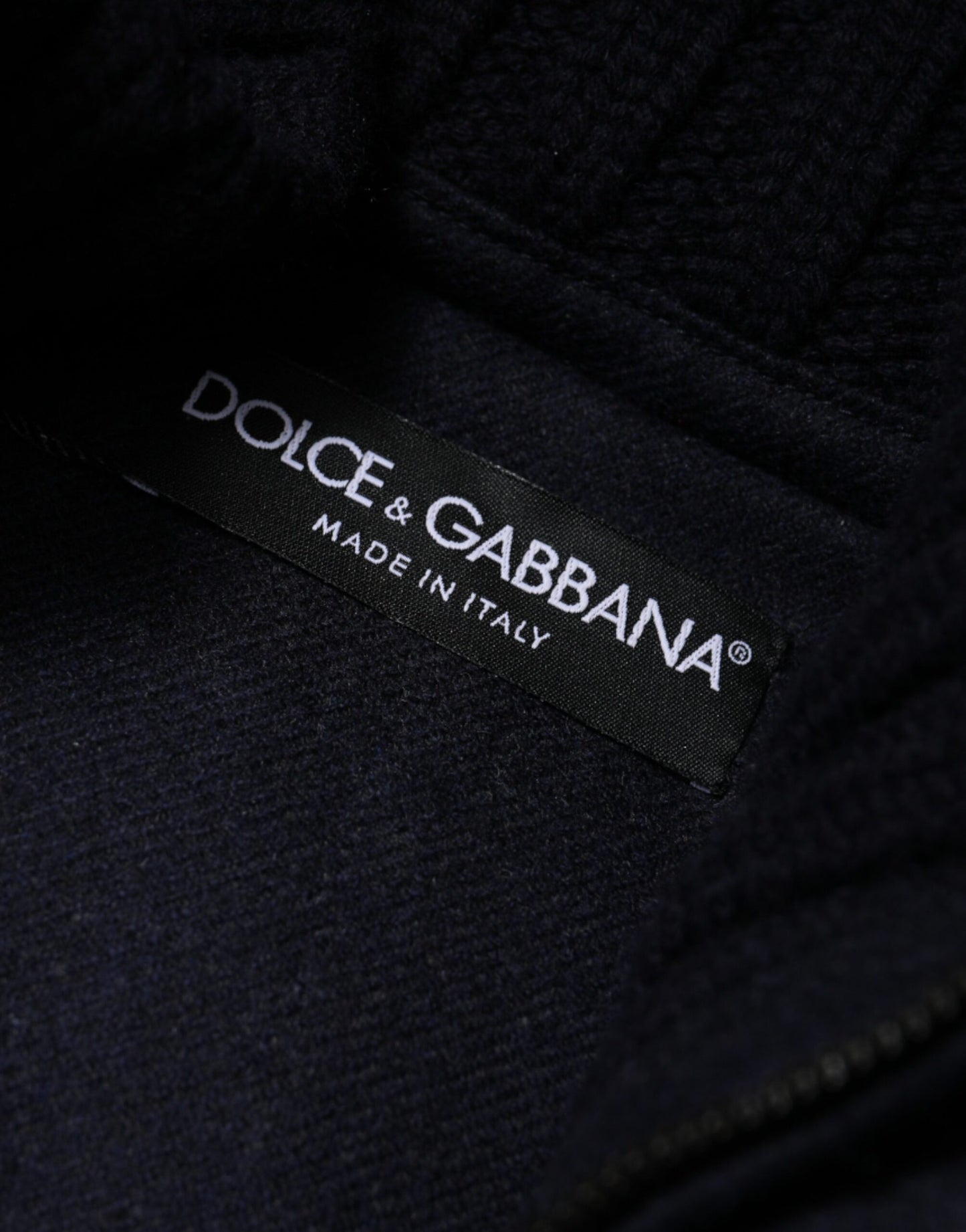 Dolce &amp; Gabbana – Pufferjacke aus schwarzem Nylon mit Kapuze für Herren