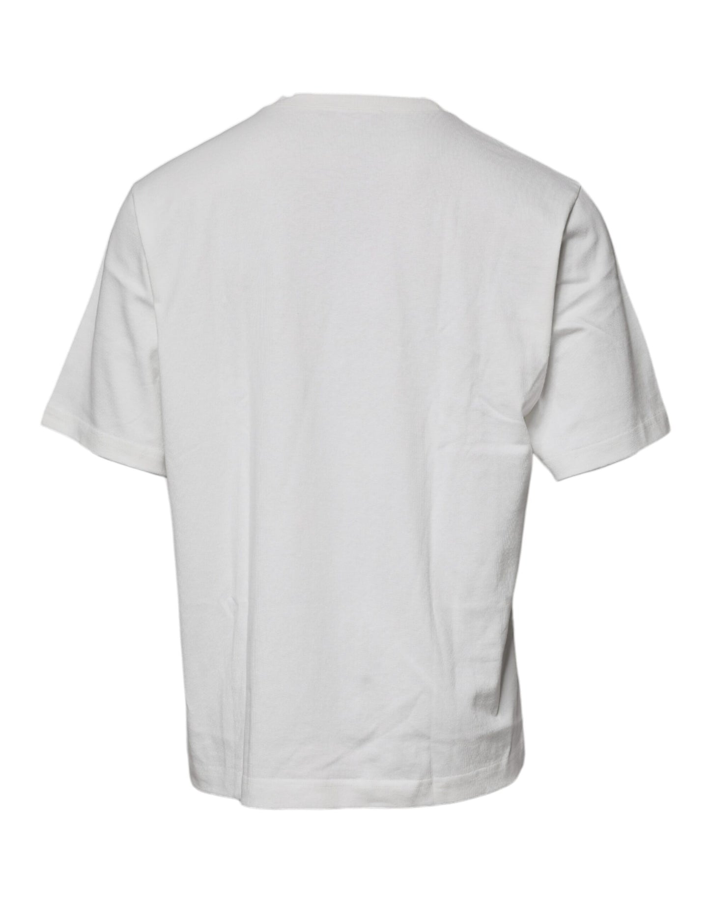 Dolce & Gabbana White DG Logo Crew Neck Short Sleeves T-shirt