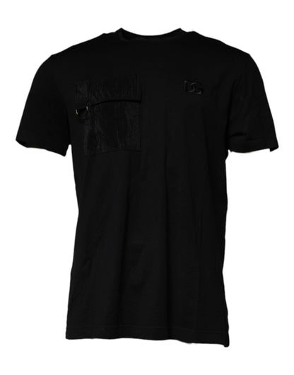 Dolce & Gabbana Black Crew Neck Short Sleeve T-shirt