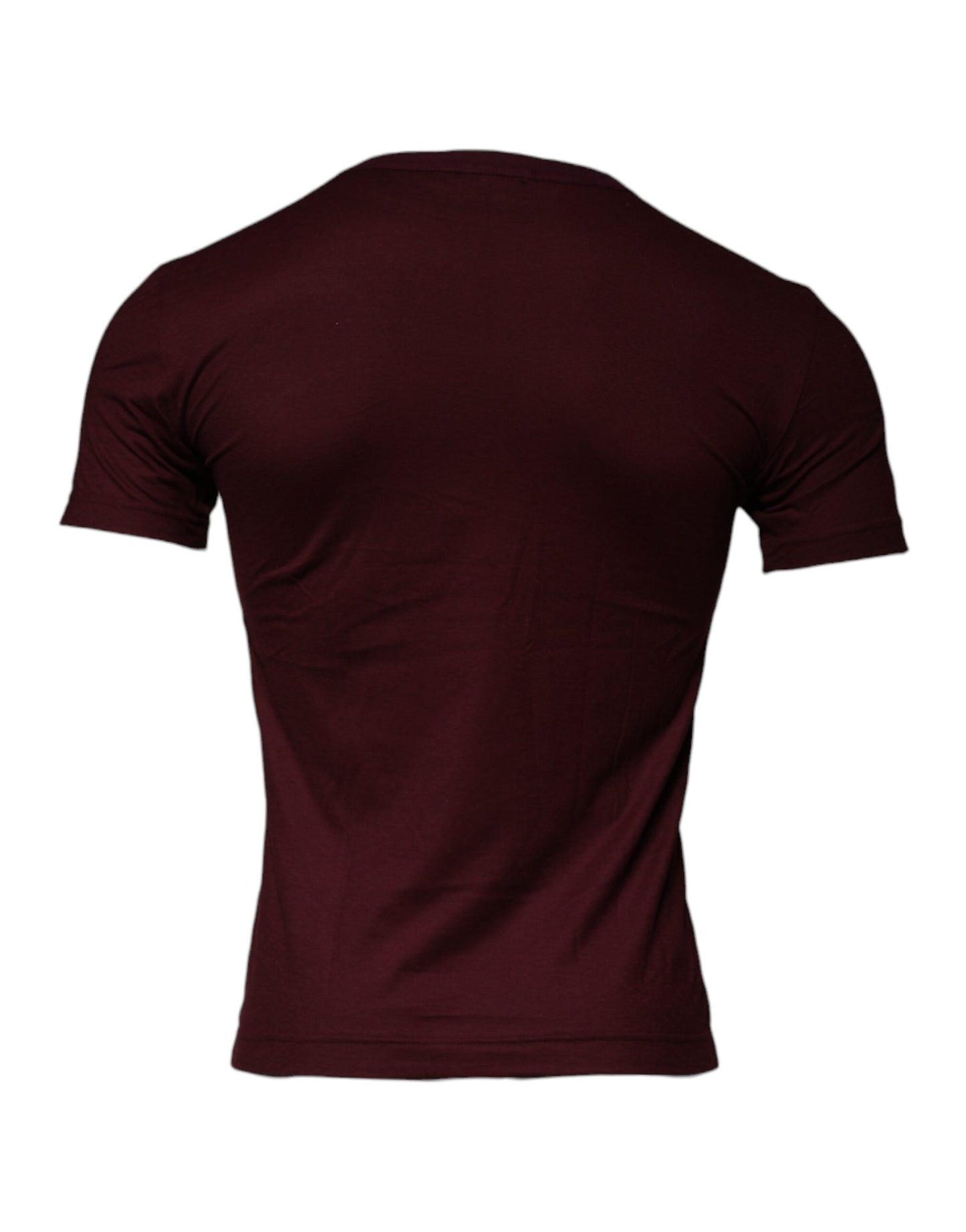 Dolce & Gabbana Dark Red D&G King Of Love Crew Neck T-shirt