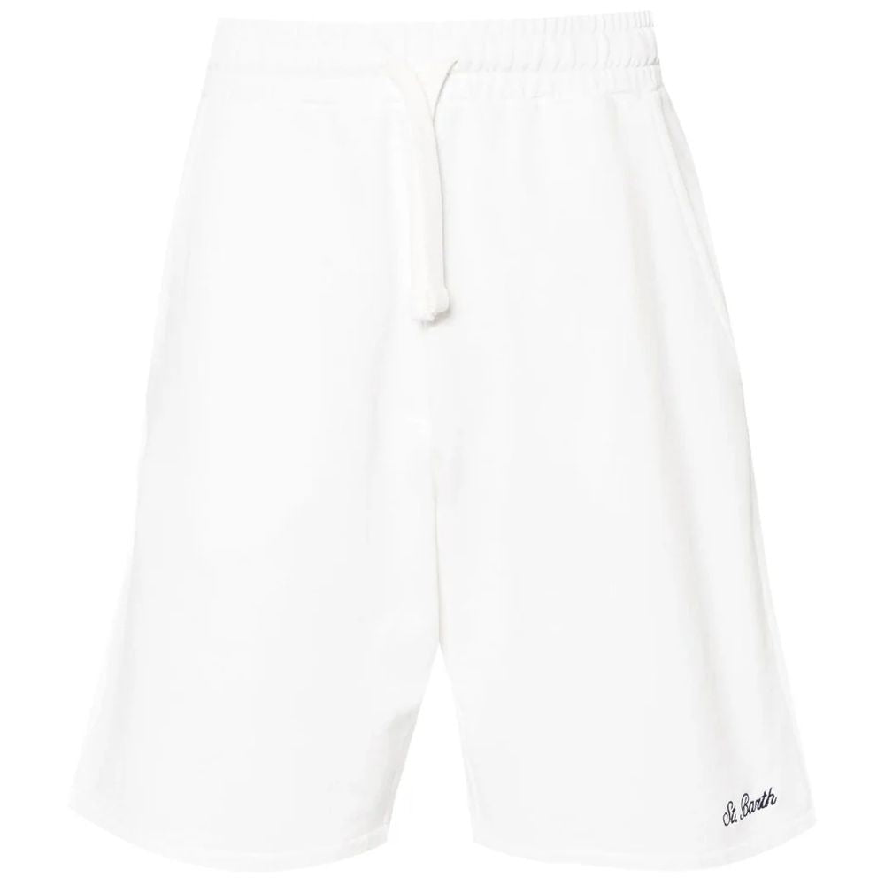 MC2 Saint Barth Weiße Baumwollshorts