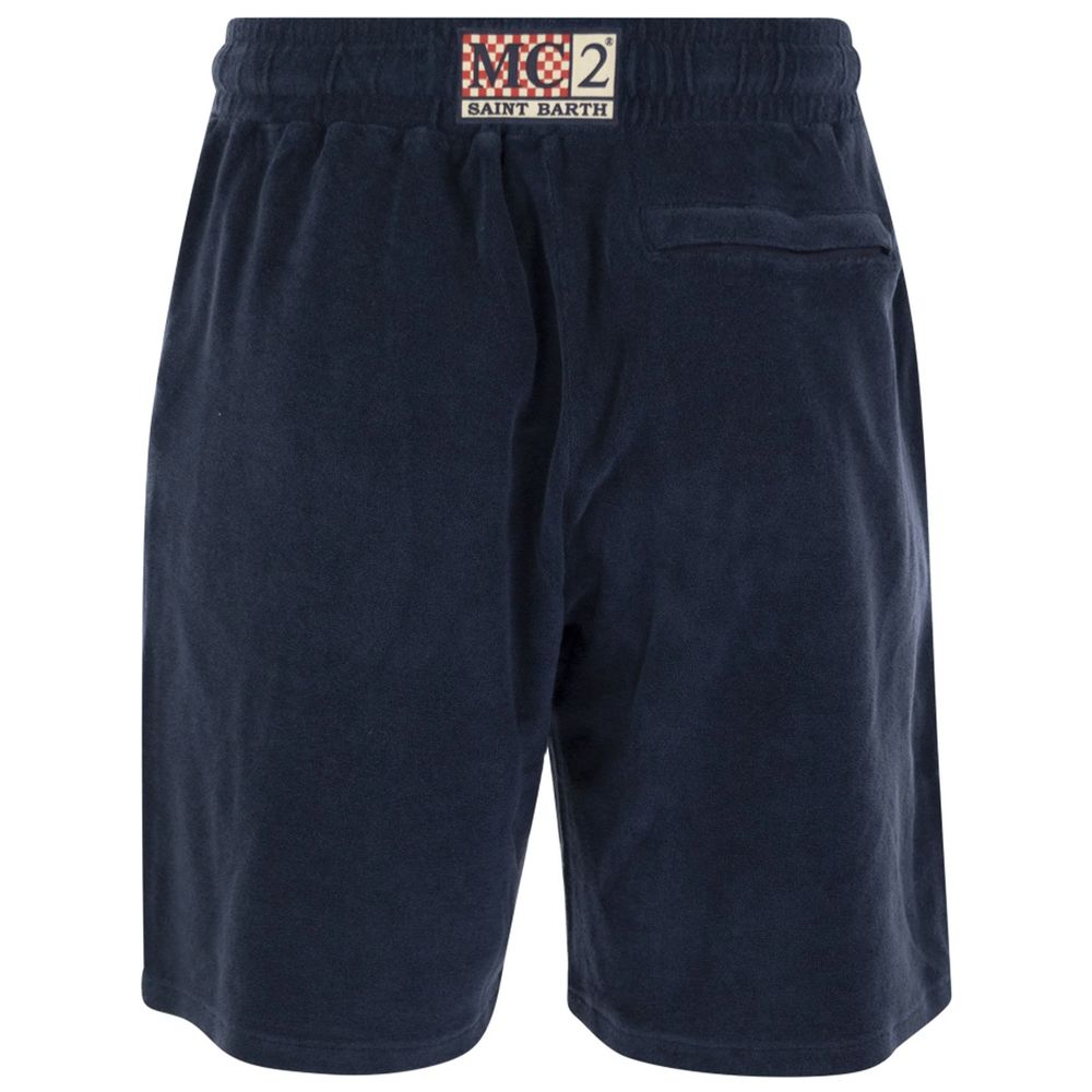 MC2 Saint Barth – Blaue Baumwollshorts