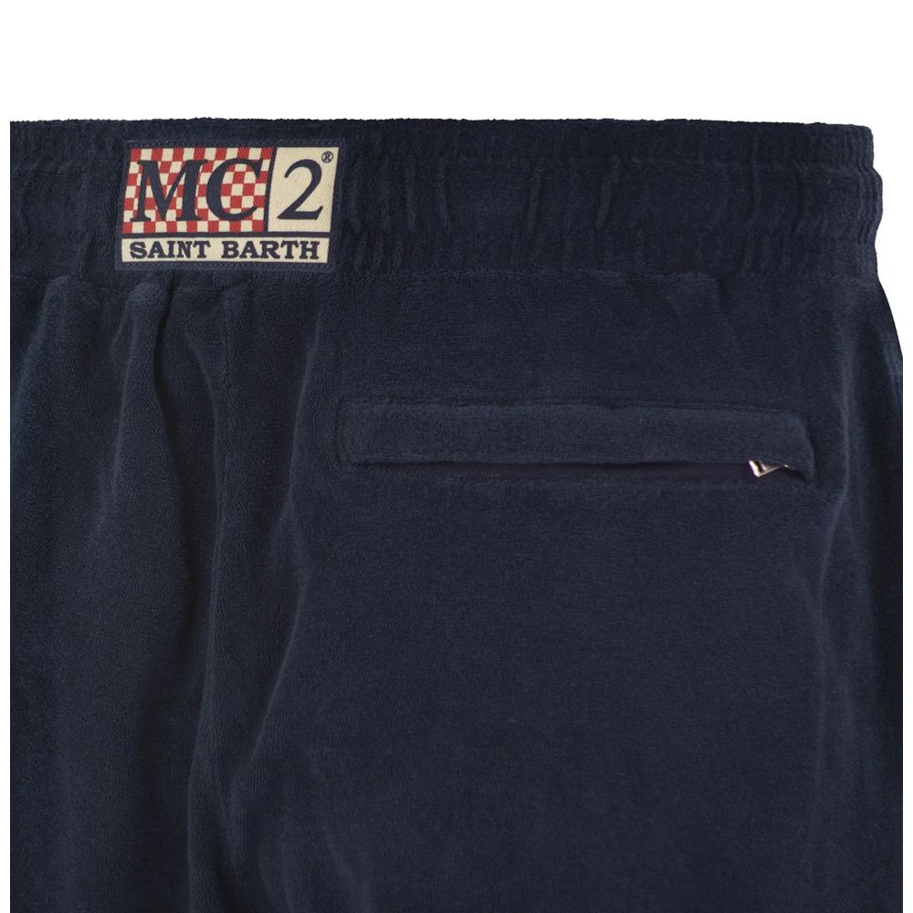 MC2 Saint Barth – Blaue Baumwollshorts