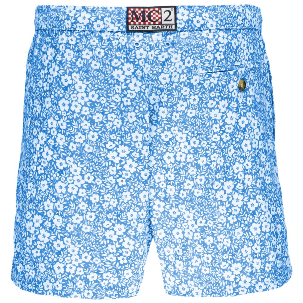 MC2 Saint Barth Hellblaue Bademode aus Polyester