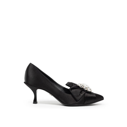 Dolce &amp; Gabbana Schwarze Viskose-Pumps