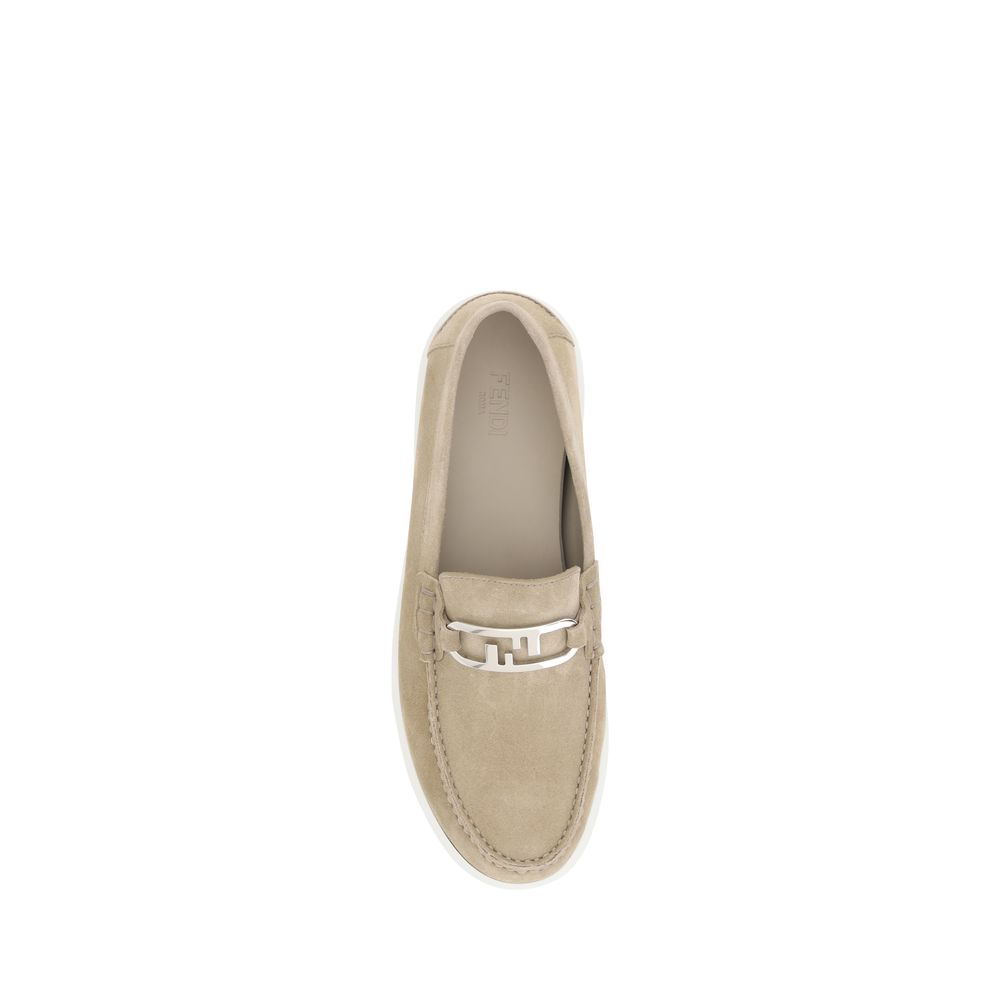 Fendi Loafer aus Wildleder