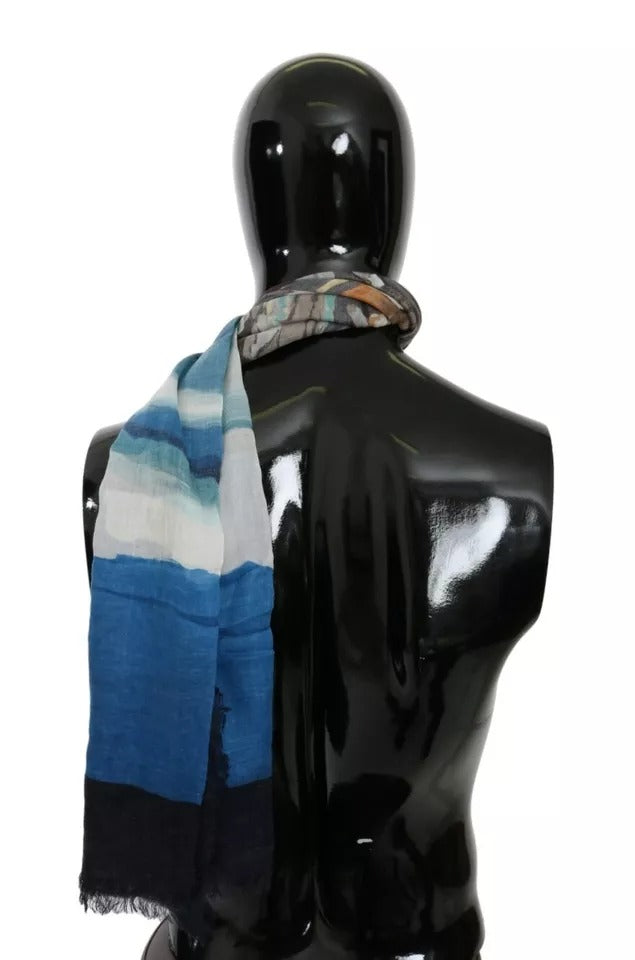 Dolce & Gabbana Multicolor Modal Taormina Wrap Shawl Scarf