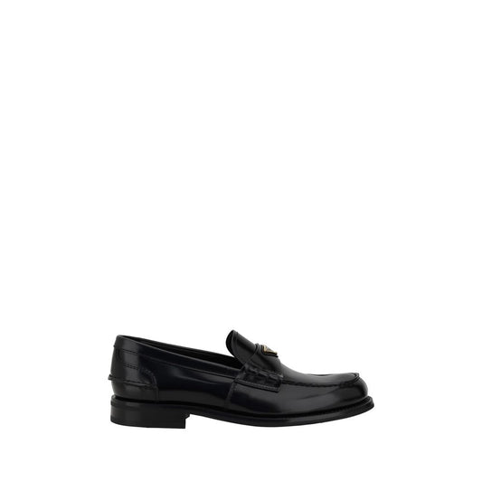 Prada Loafer mit dreieckiger Plakette