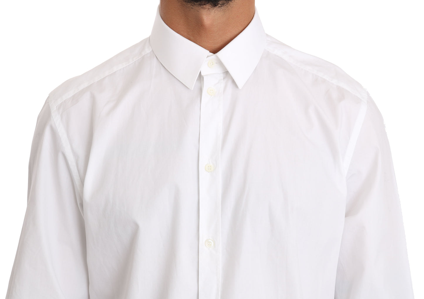 Camicia elegante in cotone bianco ORO