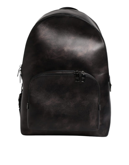 Dolce &amp; Gabbana Schul-/Reiserucksack aus bronzefarbenem Leder