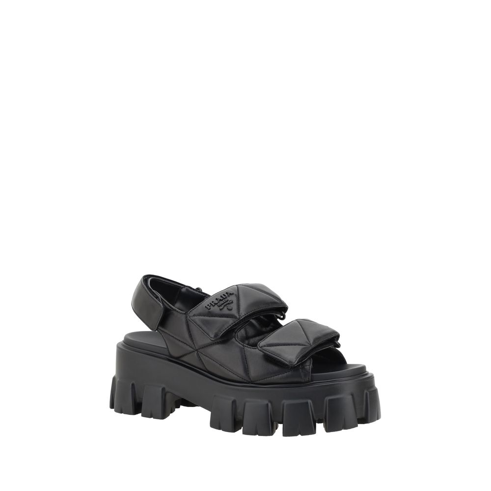 Prada Sandalen mit Profilsohle