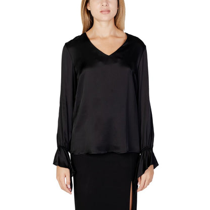 Sandro Ferrone Black Viscose Shirt