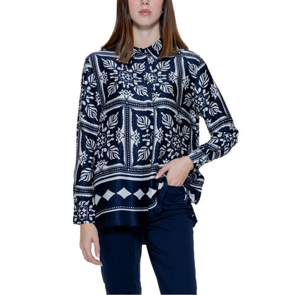 Street One Blue Viscose Sweater